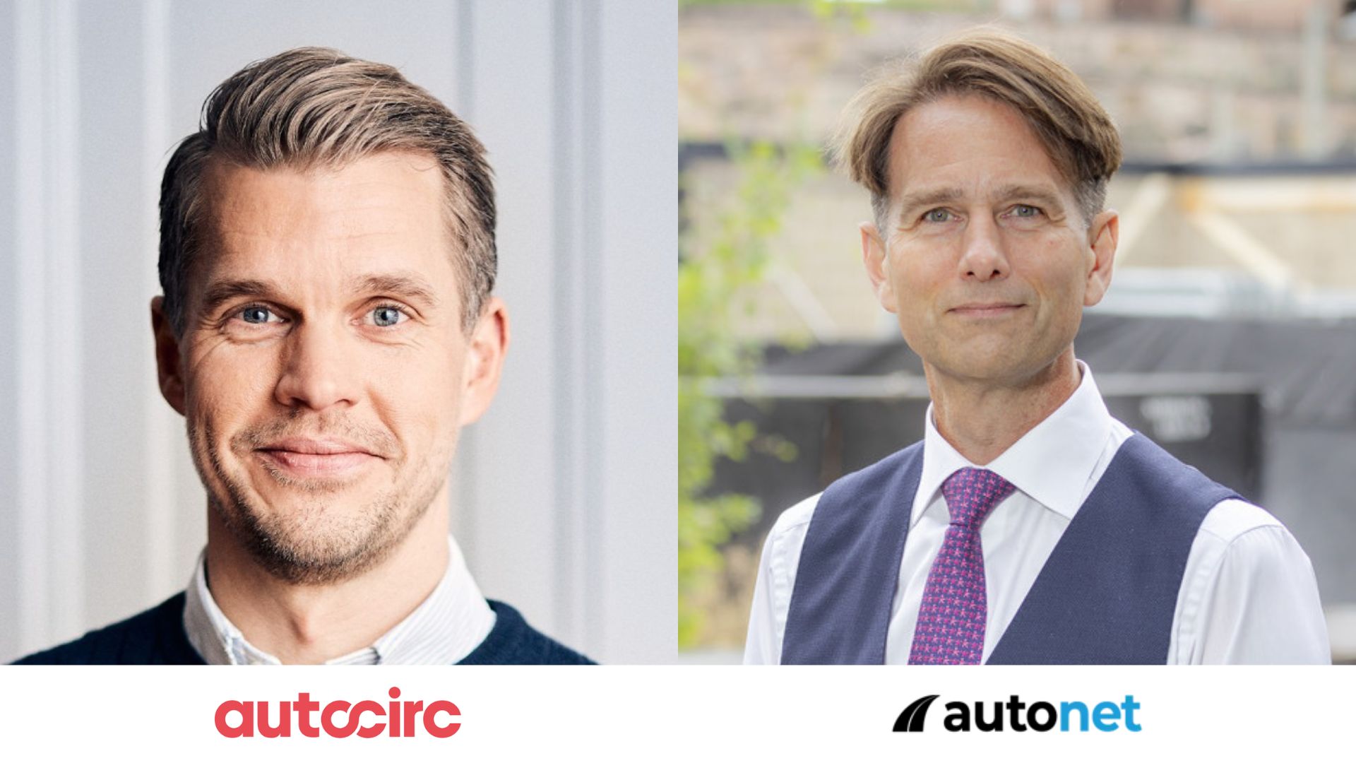 Autonet och Autocirc samarbetar för en mer hållbar motorskadebransch